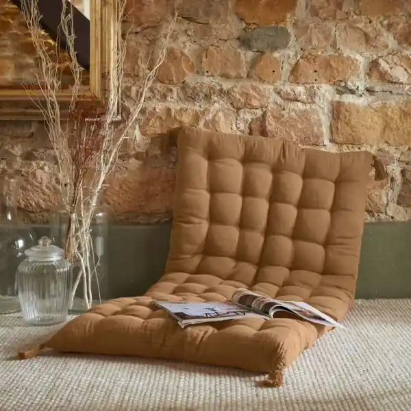 Affare Materassino da pavimento in garza di cotone (60 x 120 cm) Gaia Camel