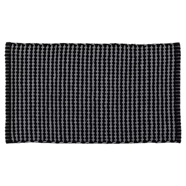 Tappeto da soggiorno cotone (50 x 90 cm) Mimetisme Grigio antracite e nero Offerta Speciale