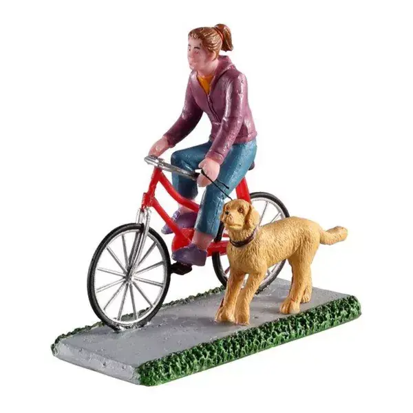 Compra Online Personaggio Lemax Bicicletta in giro