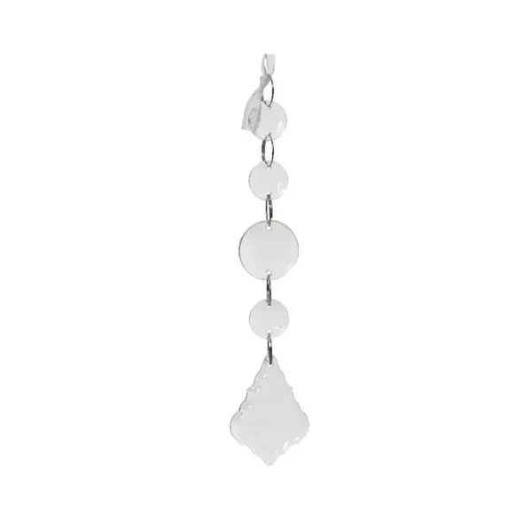 Offerta Decorazione da appendere (H15 cm) Perle di Natale Trasparente