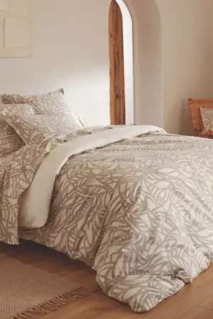 A Buon Prezzo Copripiumino in cotone lavato (200 x 200 cm) Séréna Beige