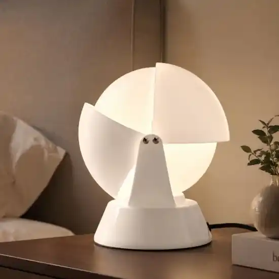 Abat jour da comodino bianco stilnovo buonanotte design Miglior Prezzo