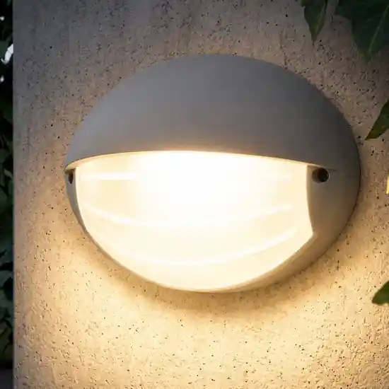 Prezzo Ridotto Applique ovale da esterno grafite moderna led 4000k