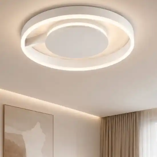 Direttamente Dal Produttore Plafoniera bianca 40 cm moderna led 41w cct 2700k 3000k 4000k dimmerabile per camera da letto