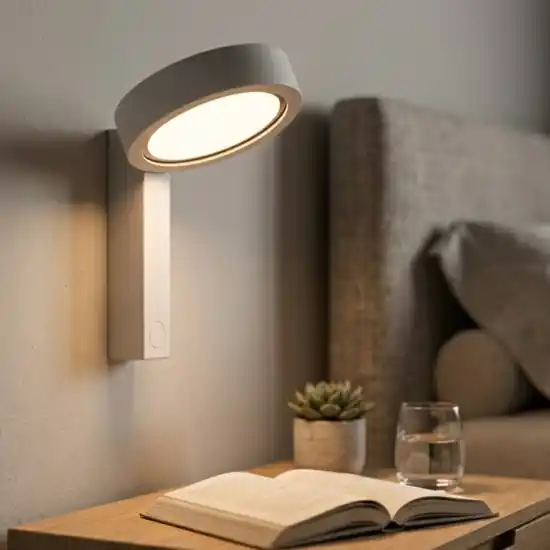 Solo Oggi Vivida noxis applique da comodino orientabile bianca led dimmerabile presa usb 2700k 3000k 4000k