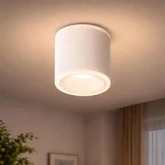 Faretto da soffitto sporgente bianco cilindro led 13w 3000k Quantità Limitata