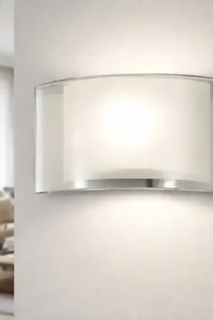 Spedito Oggi Fabas luce alide applique di vetro trasparente moderna