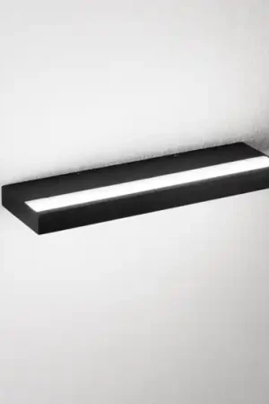 Applique isyluce duplex moderna led 40w cct 3000k-4000k nera Di Tendenza