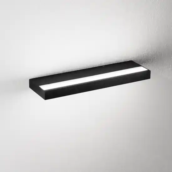 Applique isyluce duplex moderna led 40w cct 3000k-4000k nera Di Tendenza