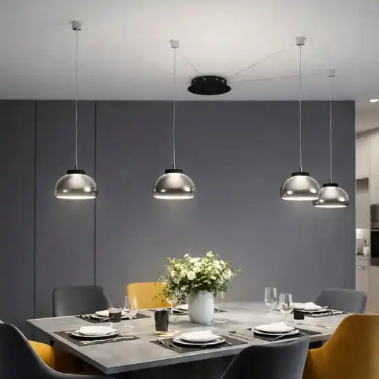 Lampade a sospensione con decentramento fume fabas luce arabella 32w 3000k Popolare
