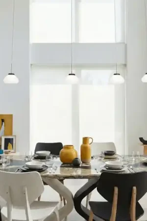 Lampade a sospensione per soggiorno moderno arabelle bianco fabas luce 48w 3000k Prezzo Di Fabbrica