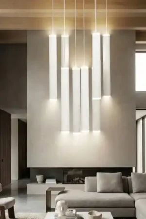 Miglior Prezzo Lampadario cilindri bianchi led biemissione fabas luce prado
