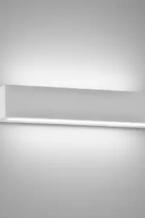 Isyluce applique rettangolare gesso bianco led 30w 3000k Compra Online