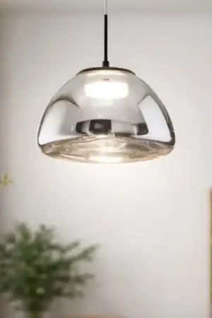Lampada a sospensione vetro fume fabas luce lucille Ultime Pezzi