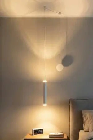 Lampada a sospensione cilindro bianco led biemissione fabas luce prado Soddisfatti O Rimborsati