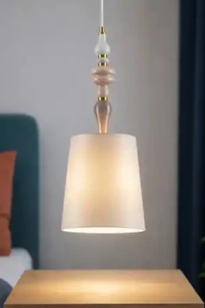Lampada a sospensione in ceramica con paralume per camera da letto Affare