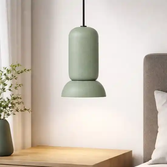 Bestseller Lampada a sospensione verde satinato di ceramica