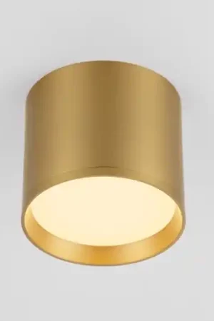 Offerta Speciale Faretto led 10w 3000k da soffitto cilindro oro