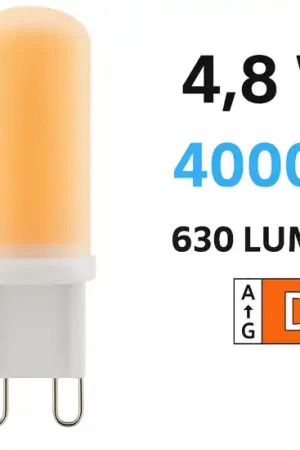 Quantità Limitata Life lampadina led g9 4w 4000k 630 lumen ottica 360