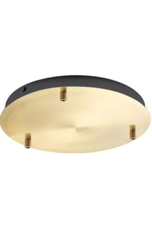 Gea luce rosone rotondo 30 cm metallo ottone 3 fori Compra Online