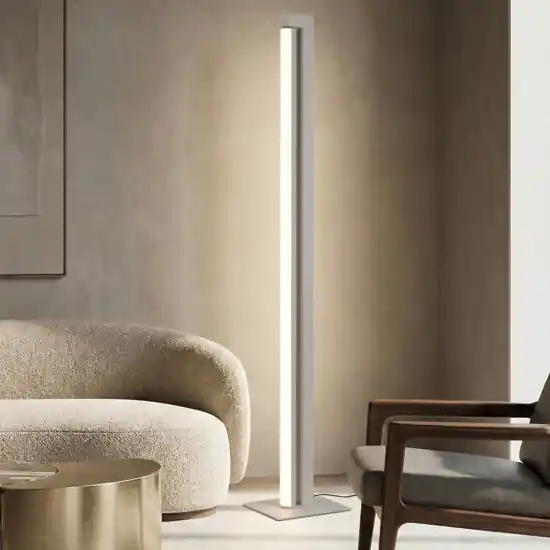 Piantana bianca girevole led moderna dimmerabile cct 2300k-3000k-4000k Ultime Pezzi