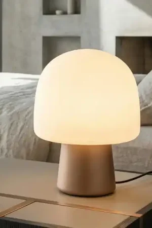 Soddisfatti O Rimborsati Lampada da comodino moderna colore caffe per camera da letto