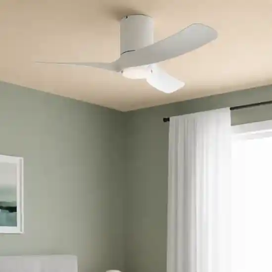 Offerta Del Giorno Ventilatore da soffitto con luce fino a 13mq bianco led cct da 2700k a 5000k dimmerabile