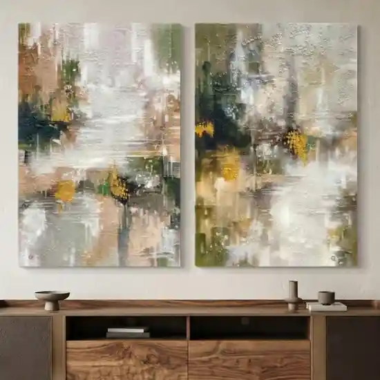 Prezzo Ridotto Quadri astratti 50x70 verticali moderni tele decorate per soggiorno