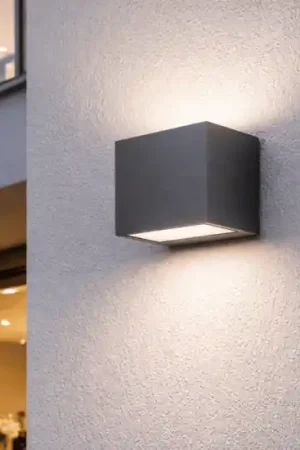 Spedizione Espresso Applique cubo da esterno perenz spot antracite led 3000k ip65