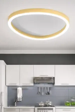 Promozione Esclusiva Gea luce ecaris plafoniera led da cucina new beige led 46w cct 3000k 4000k biemissione