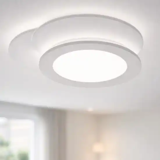 Vivida trinity plafoniera moderna led cct 3000k 4000k 6000k dimmerabile con telecomando Pagamento Sicuro