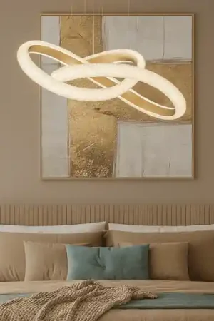 Più Venduto Lampadario per camera da letto oro led 3000k dimmerabile