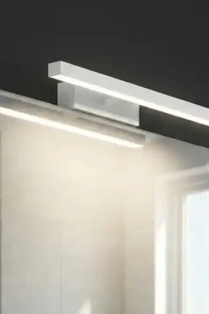 Applique orientabile bianco 52cm per specchio da bagno led cct 3000k 4000k 6000k 12w Prezzo Ridotto