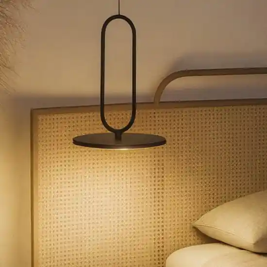 Lampada a sospensione per comodino led 3000k nero Di Tendenza