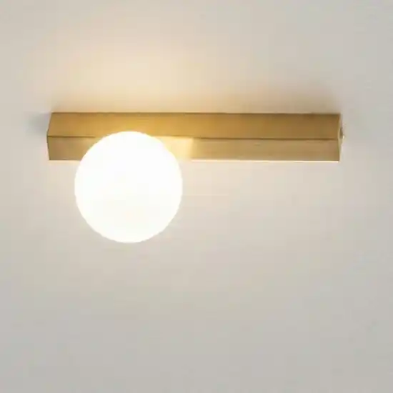 Plafoniera oro sfera bianca moderna snooky perenz illuminazione Più Venduto