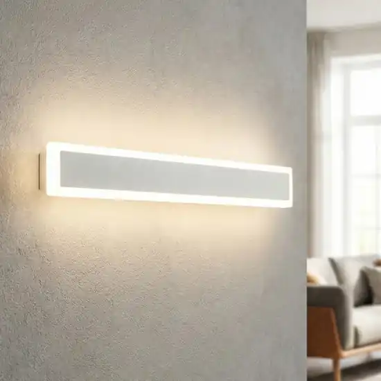 Consegna Rapida Applique wally bianca led 22w 3000k rettangolare moderna perenz