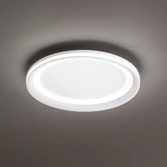 Plafoniera da soffitto tonda bianca moderna led 38w 3000k edge perenz Must-Have
