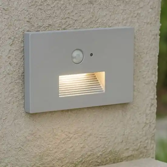 Novità Segnapasso da incasso per esterno grigio led cct 3000k 4000k 6000k sensore crepuscolare ip65