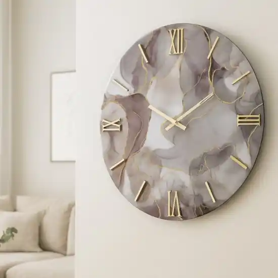 Orologio grande da parete 100cm design originale effetto marmo Compra Oggi Stesso