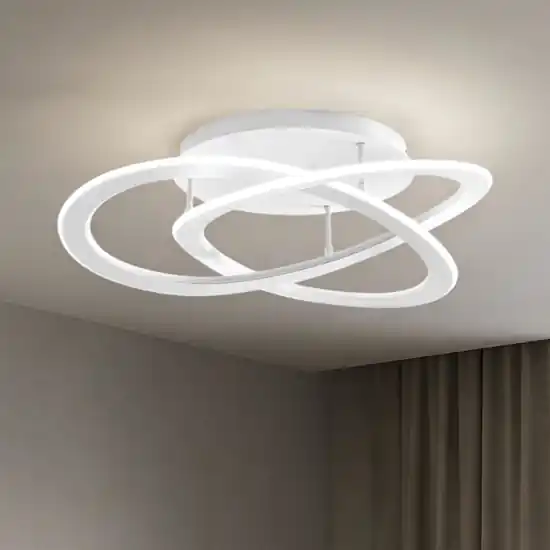Gea luce yara plafoniera moderna led 30w 3000k bianca per salotto Direttamente Dal Produttore