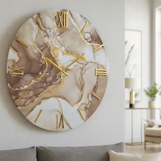 Grande orologio elegance 80cm da muro per soggiorno moderno Promo Stagionale