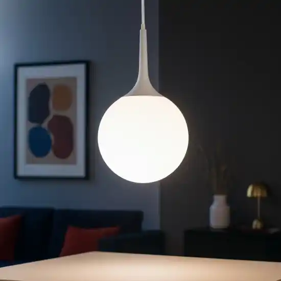 Affralux lampada a sospensione moderna potiri sfera vetro bianco Nuovo Arrivo
