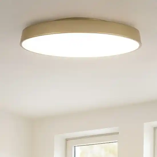 Nuova Collezione Isyluce urban sabbia plafoniera led 39w cct 3000k 4000k rotonda dimmerabile