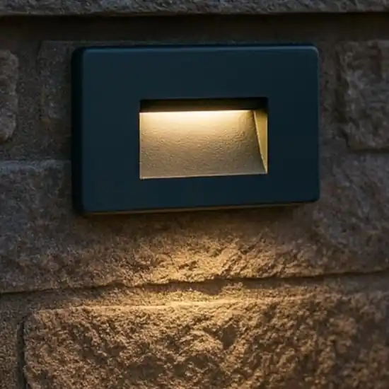 Life segnapasso led antracite per esterno da incasso 2w cct 3000k 4000k 5000k Offerta