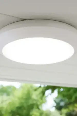 Direttamente Dal Produttore Plafoniera da esterno rotonda bianca anti corrosione top light verona