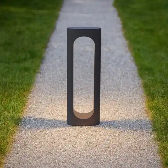 Nuova Collezione Lampione per giardini moderni led 14w 3000k rettangolare