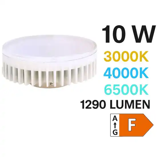 Top light lampadina led gx53 per esterno 10w cct 3000k 4000k 6500k 1290 lumen Esclusivo