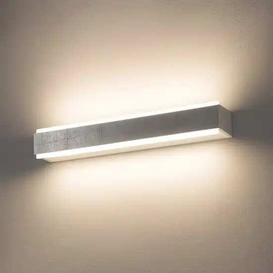 Direttamente Dal Produttore Applique moderna foglia argento top light bios led 24w