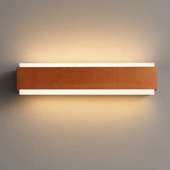 Top light bios dm foglia rame applique da parete rettangolare 12w 4000k Acquista Ora