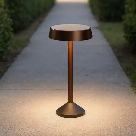 Prezzo Scontato Pistillo linea light lampione da giardino ip65 marrone 4w 3000k